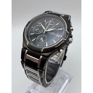 Pulsar YM62-X144 Alarm Chronograph - Black Two-Tone